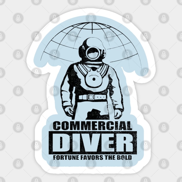 Commercial Diver Sticker by TCP